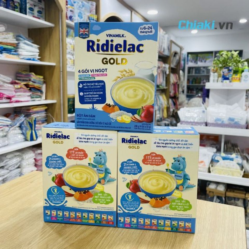 Bột ăn dặm Ridielac vị ngọt