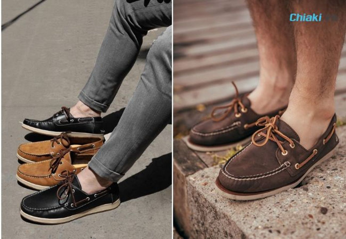Gi&agrave;y Boat Shoes th&iacute;ch hợp với những phong c&aacute;ch c&ocirc;ng sở nhẹ nh&agrave;ng