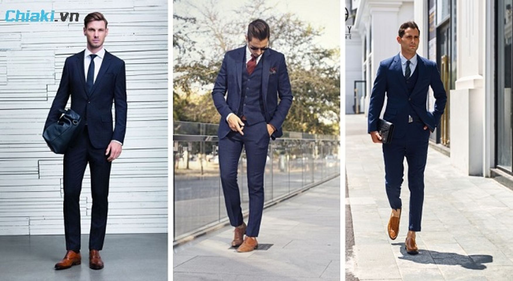 Gi&agrave;y t&acirc;y phối c&ugrave;ng Vest, Suit lịch l&atilde;m