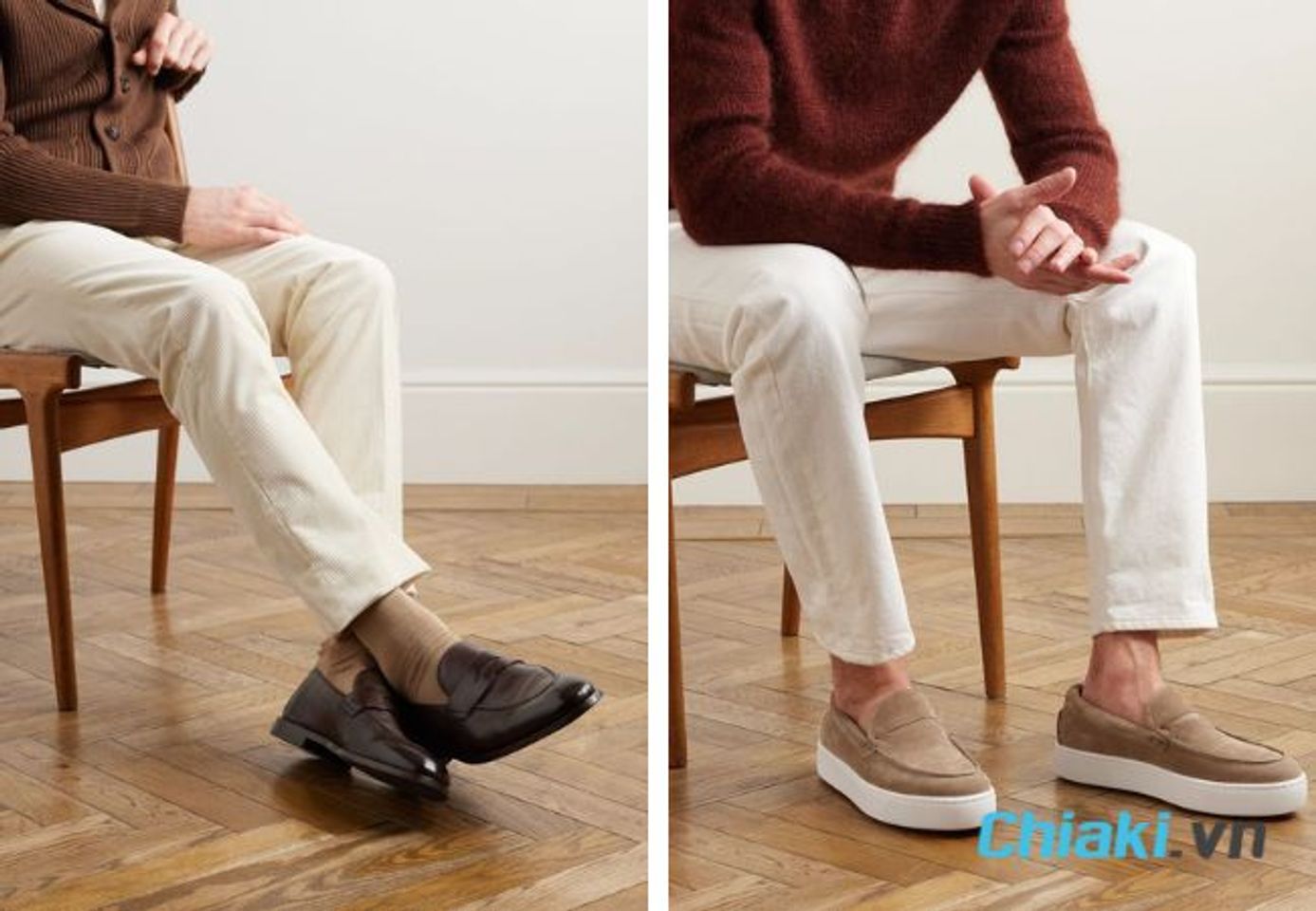 C&aacute;ch chọn gi&agrave;y lười nam