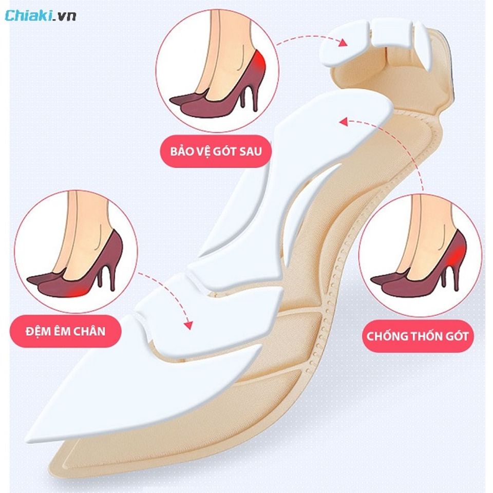 Sử dụng miếng đệm để đi gi&agrave;y cao g&oacute;t kh&ocirc;ng đau ch&acirc;n