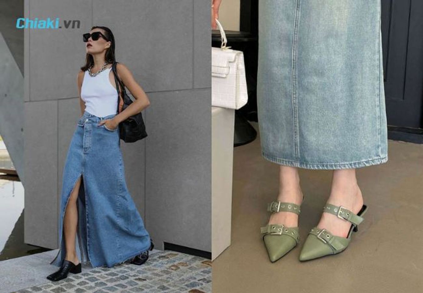 Gi&agrave;y sục/ Mules sự kết hợp tuyệt vời giữa n&eacute;t cổ điển v&agrave; hiện đại