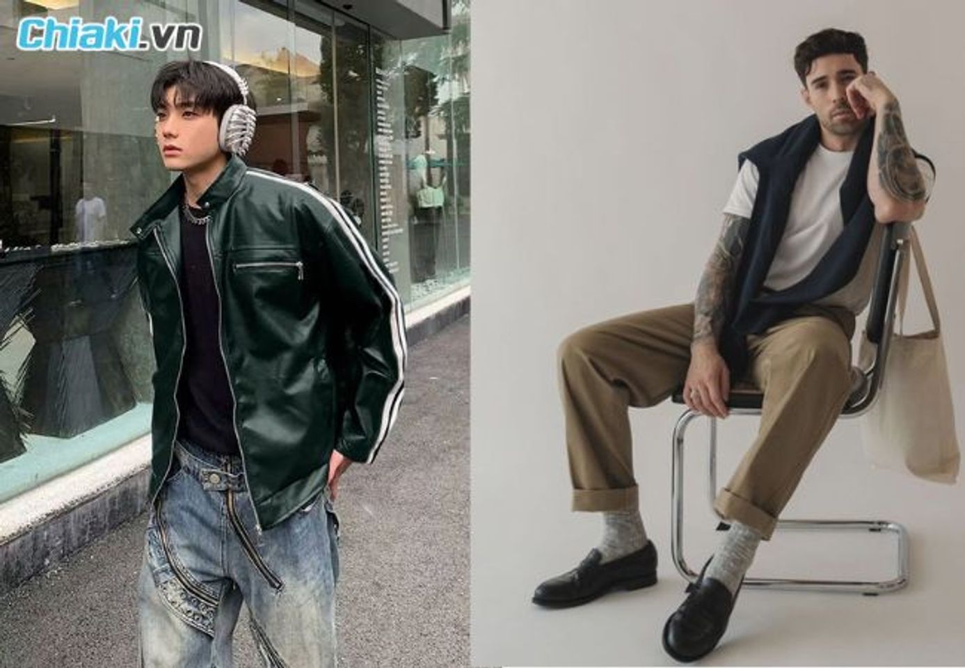 C&aacute;ch phối đồ với gi&agrave;y loafer nam v&agrave; phụ kiện