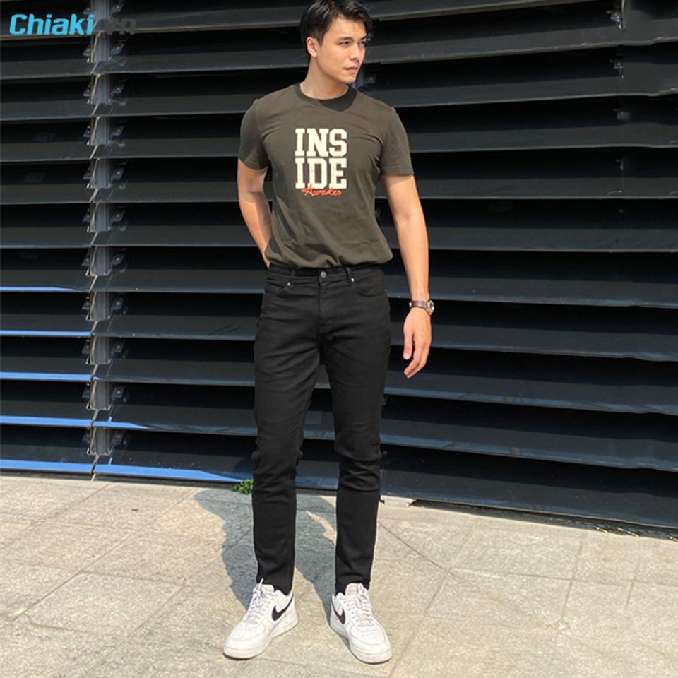 C&aacute;ch phối gi&agrave;y sneaker nam với &aacute;o thun