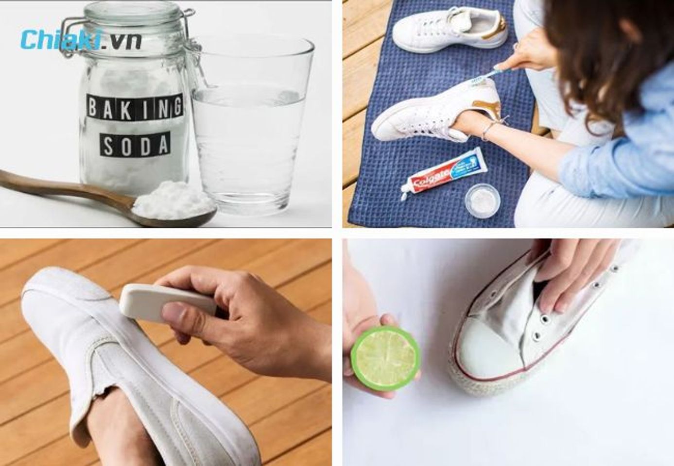 C&aacute;ch bảo quản v&agrave; vệ sinh gi&agrave;y thể thao trắng nữ sạch như mới