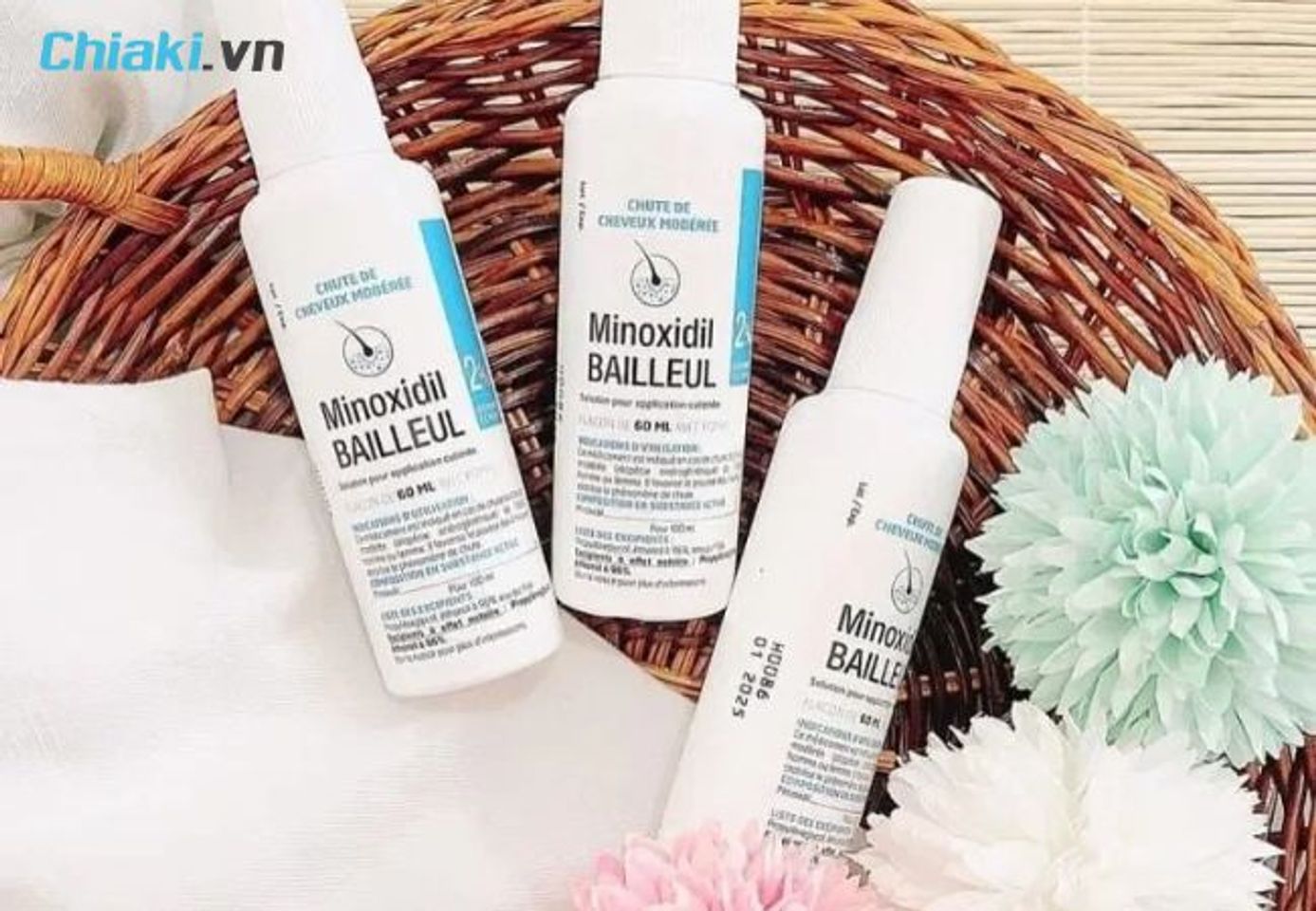 Chai xịt mọc t&oacute;c Minoxidil Bailleul