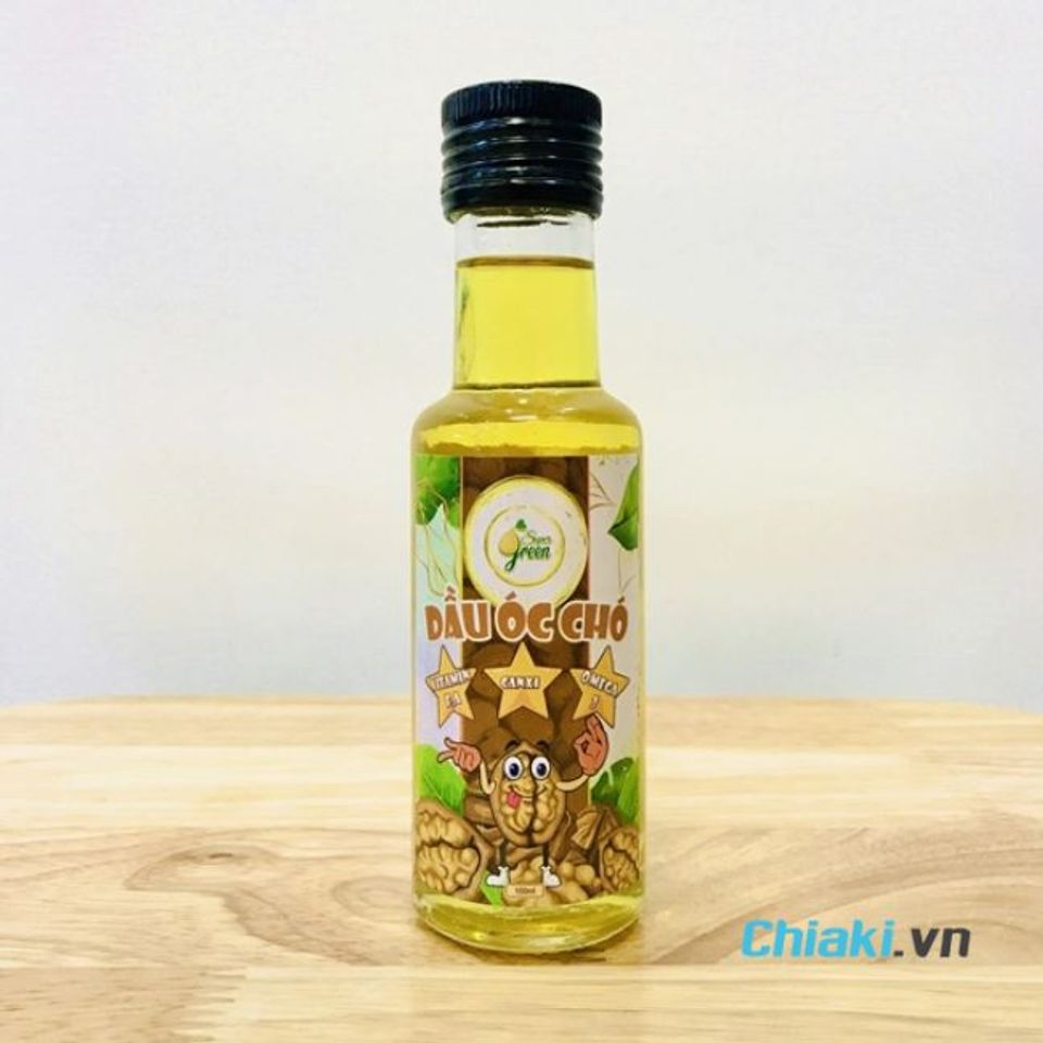 Dầu hạt &oacute;c ch&oacute; cho b&eacute; ăn dặm