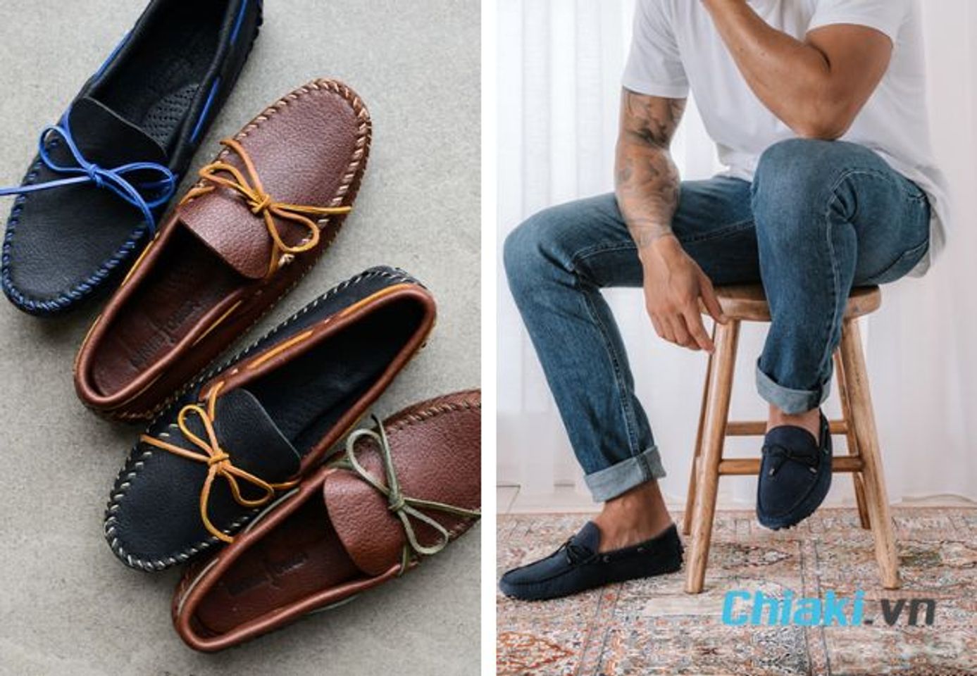 Gi&agrave;y lười nam Driving Moccasin