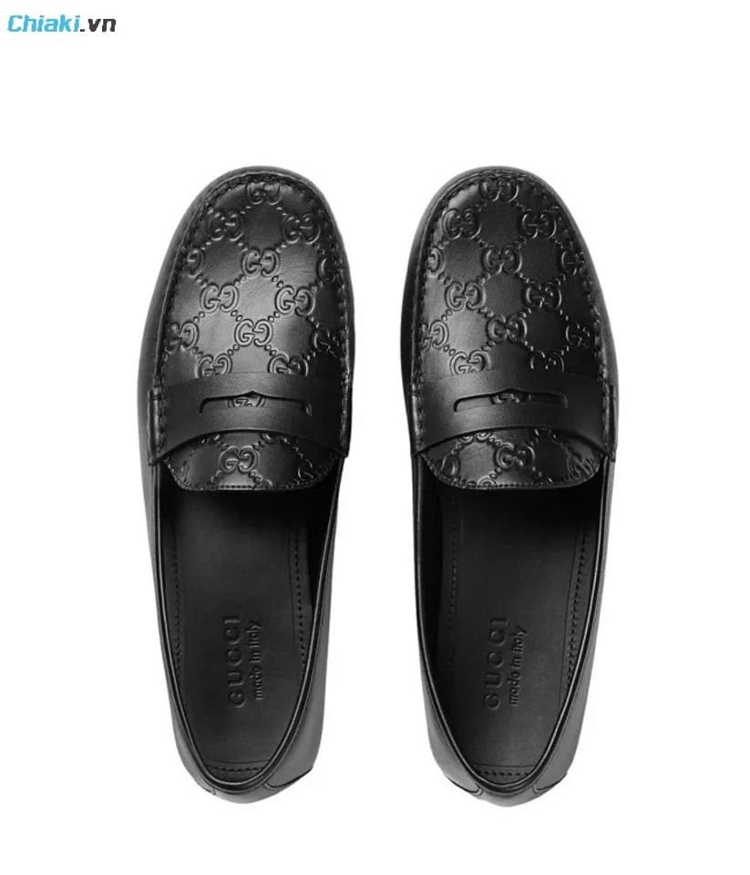 Gi&agrave;y lười nam Gucci Signature Driver&nbsp;tạo n&ecirc;n đẳng cấp