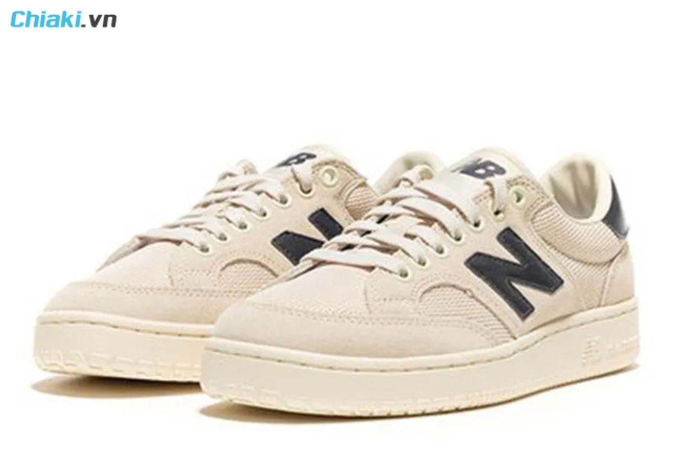 Gi&agrave;y New Balance Pro Court Beige Navy