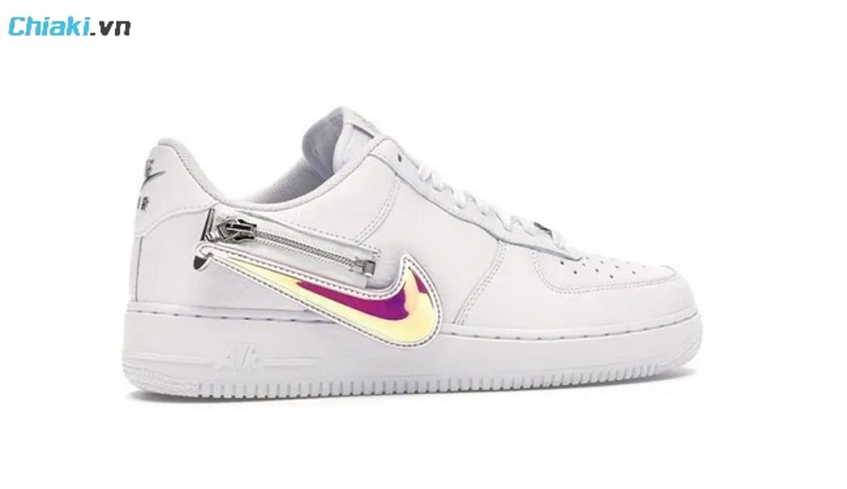 Gi&agrave;y Nike Air Force 1 White Zip Swoosh phong c&aacute;ch, c&aacute; t&iacute;nh