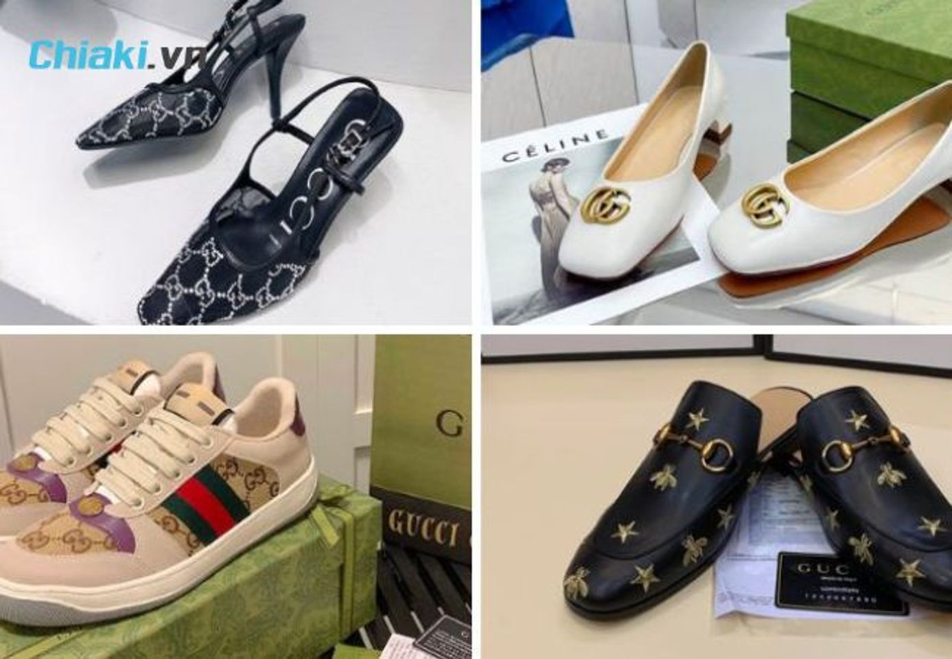 Gucci - Thương hiệu gi&agrave;y &Yacute; h&agrave;ng đầu