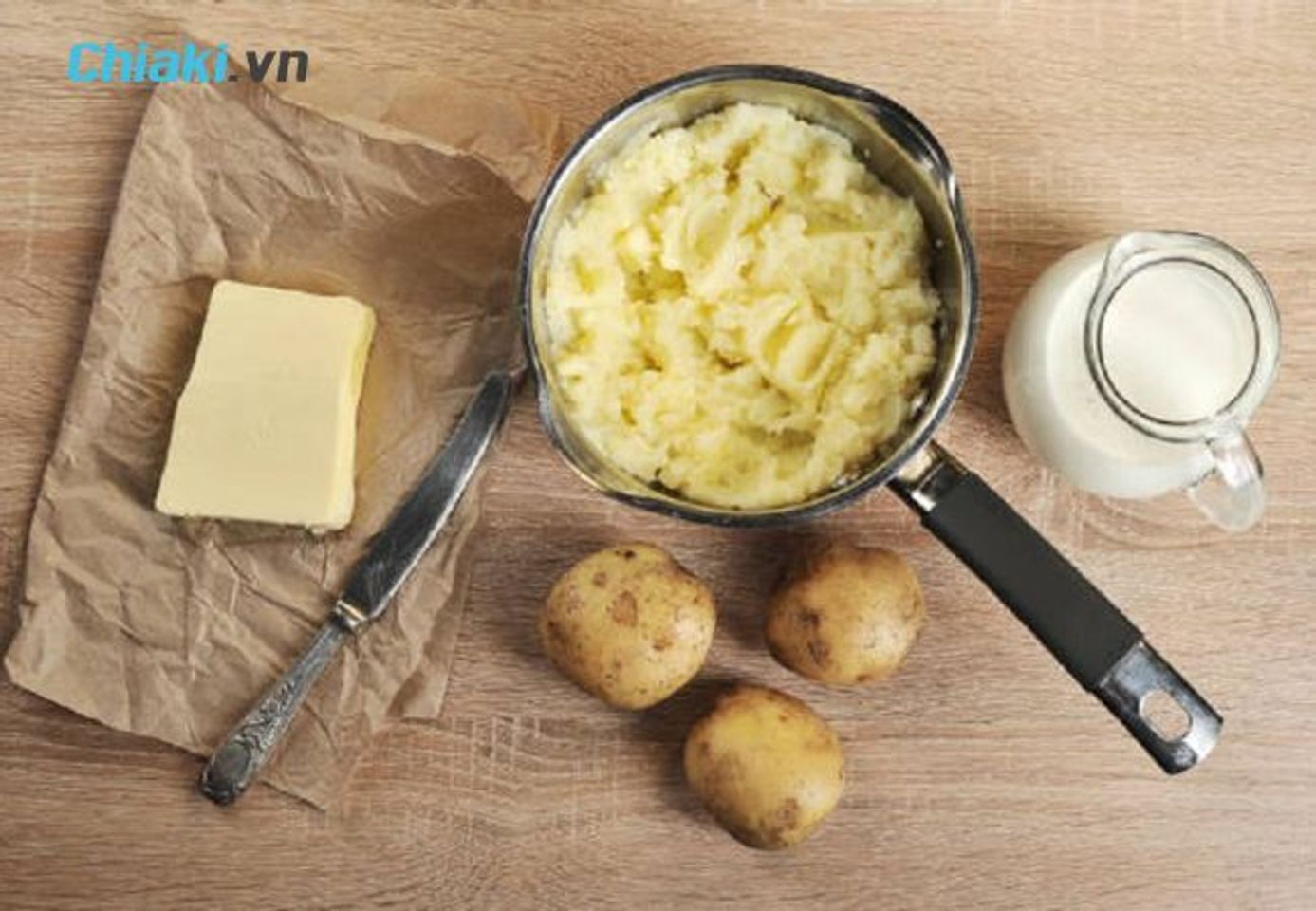 Khoai t&acirc;y nghiền ph&ocirc; mai cho b&eacute; ăn dặm