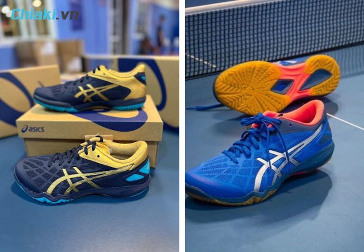 Kiểm tra giày Asics th&acirc;̣t giả th&ocirc;ng qua trọng lượng