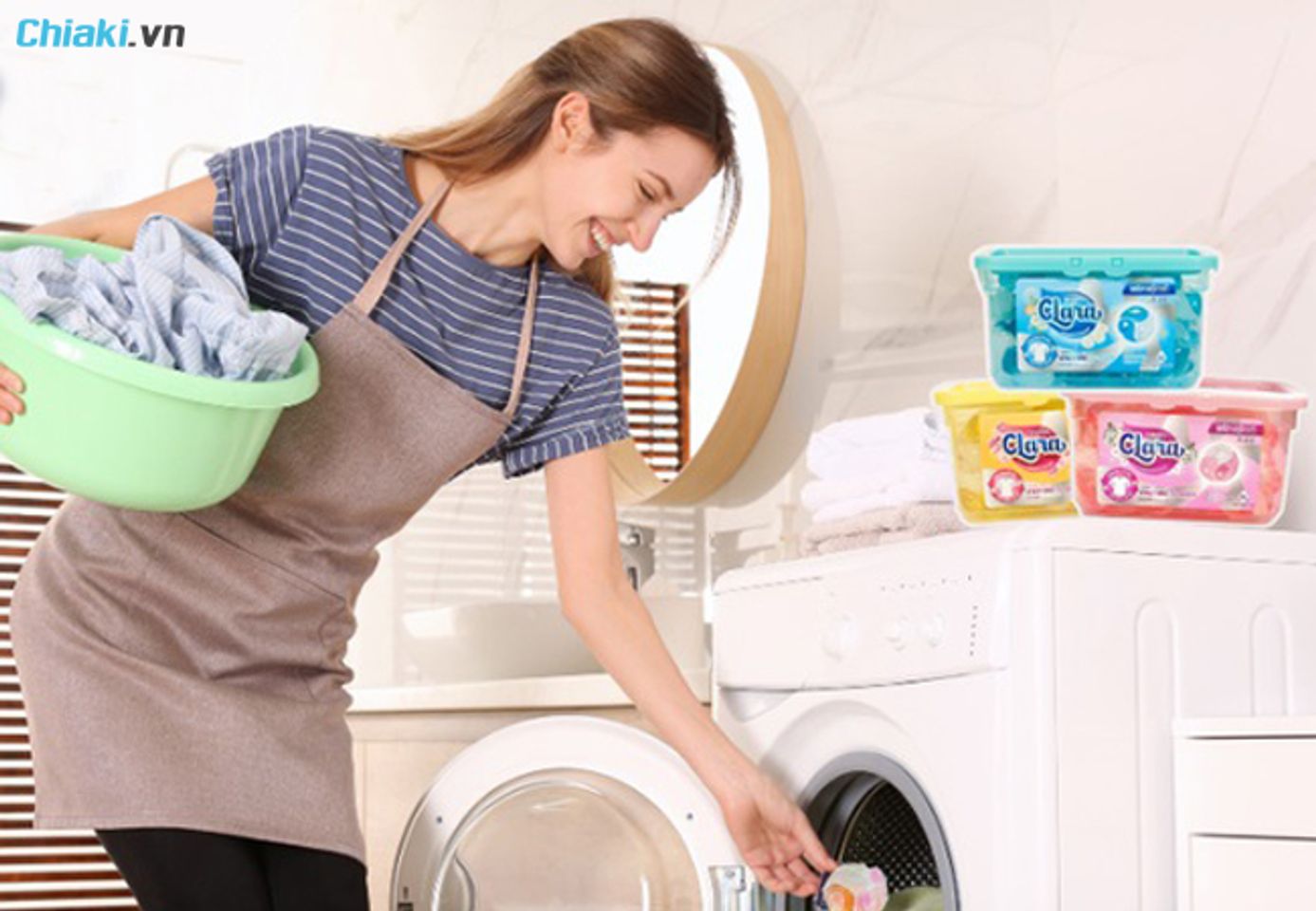 Những điều cần lưu &yacute; khi sử dụng vi&ecirc;n giặt quần &aacute;o