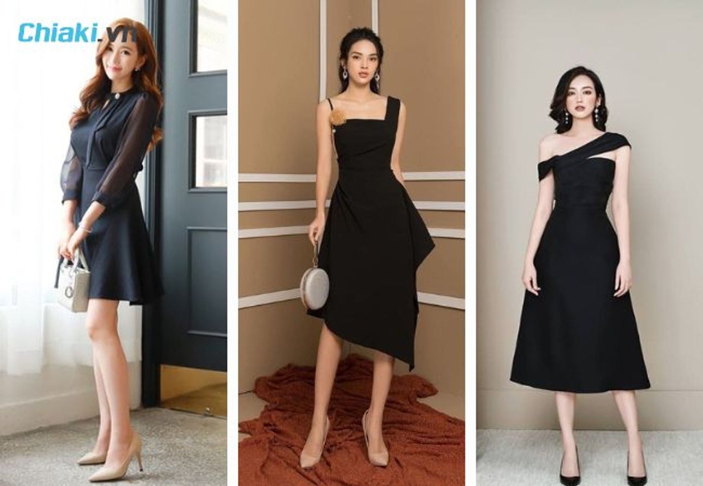 Những loại đầm đen n&agrave;ng n&ecirc;n biết