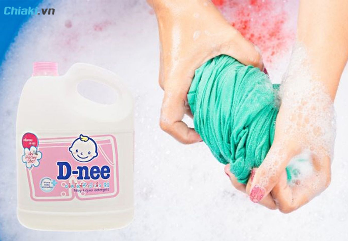 Những lưu &yacute; khi sử dụng nước giặt Dnee
