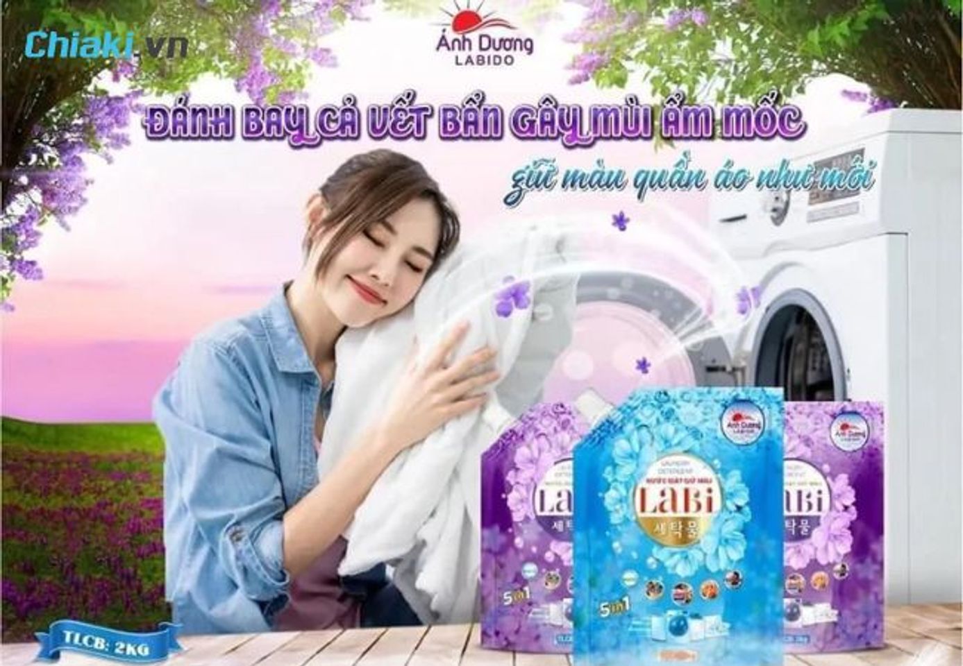 Nước giặt l&agrave;nh t&iacute;nh cho da tay &Aacute;nh Dương Labi