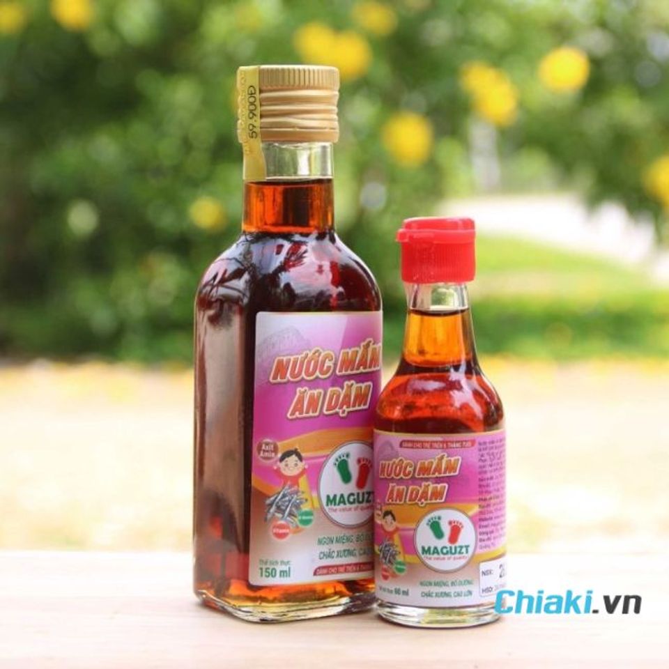 Nước mắm ăn dặm cho b&eacute; tr&ecirc;n 1 tuổi