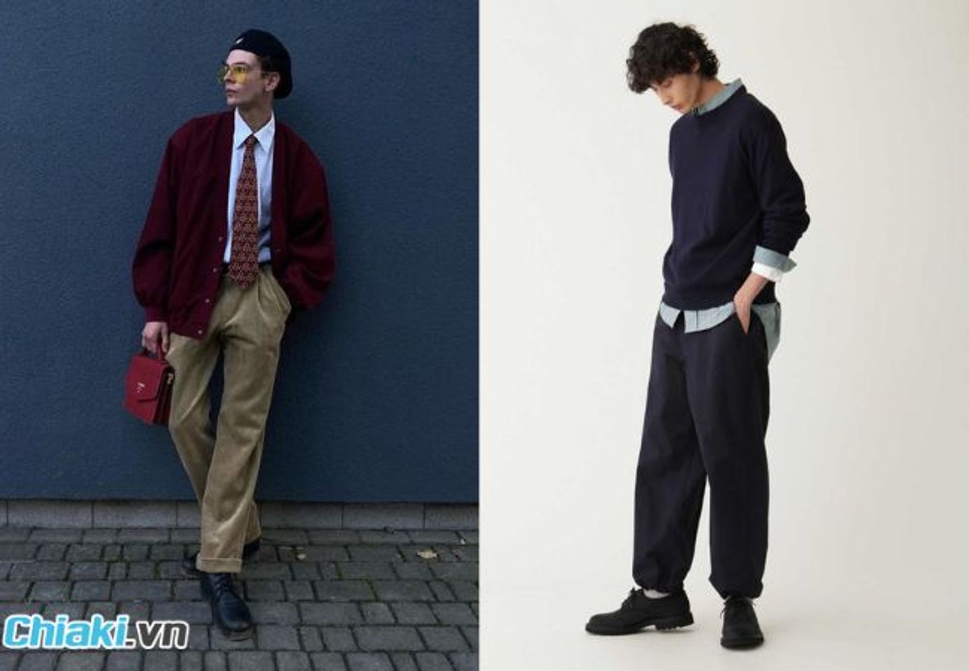 Giày loafer nam di&ecirc;̣n cùng áo Blazer