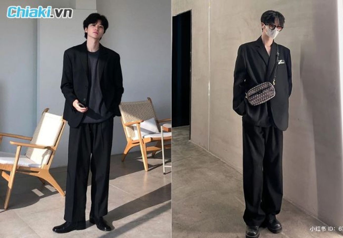 Phối gi&agrave;y loafer nam với &aacute;o vest