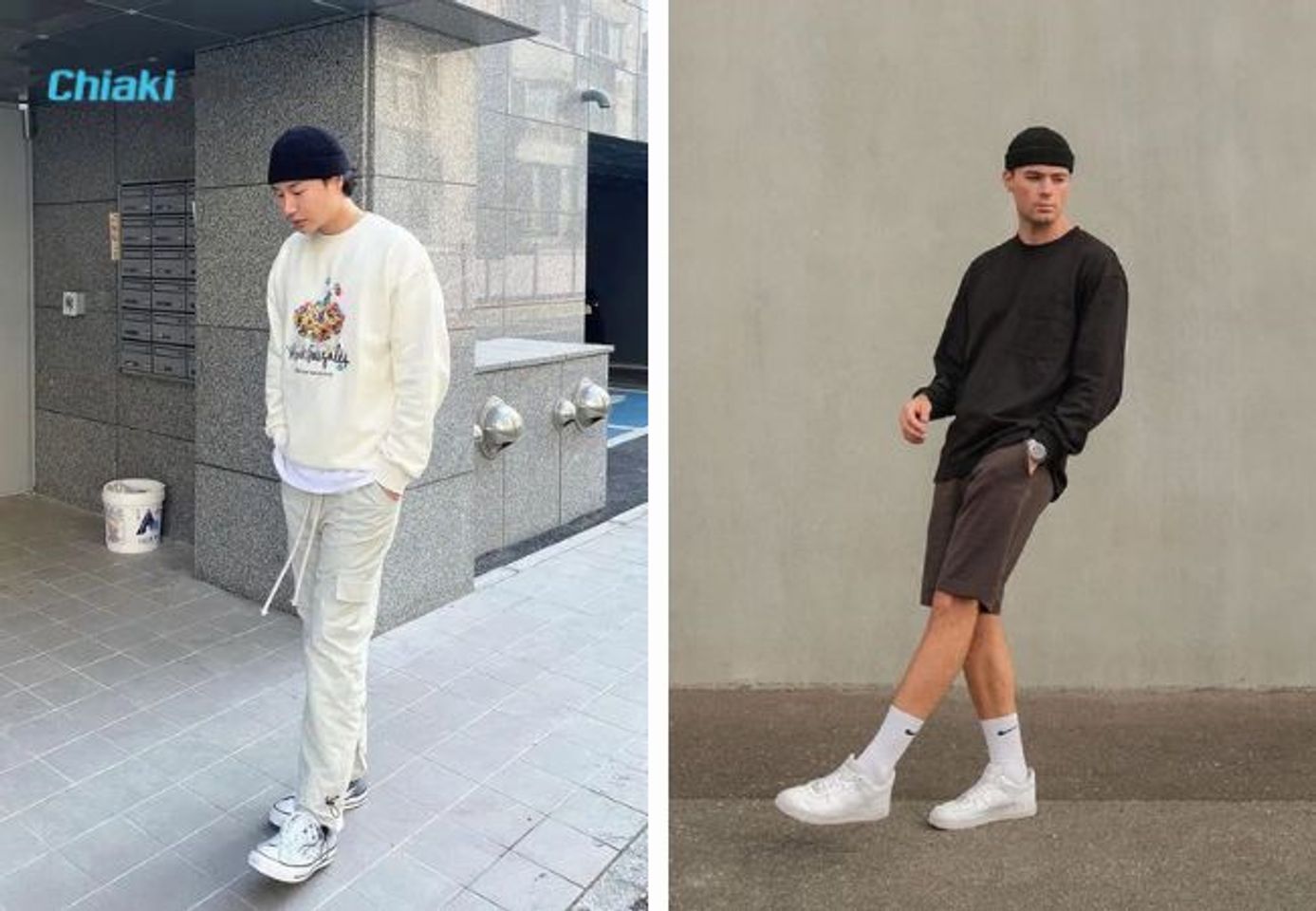 Phối gi&agrave;y trắng v&agrave; &aacute;o sweater
