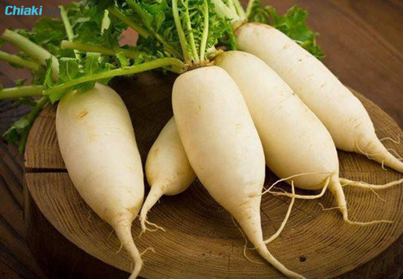 rau cho b&eacute; ăn dặm phải kể đến củ cải trắng