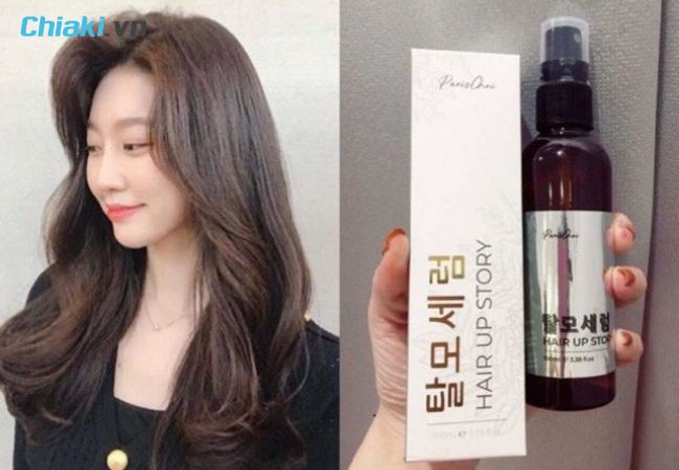 Thuốc xịt mọc t&oacute;c Genie Hair Up Story Paris Choi