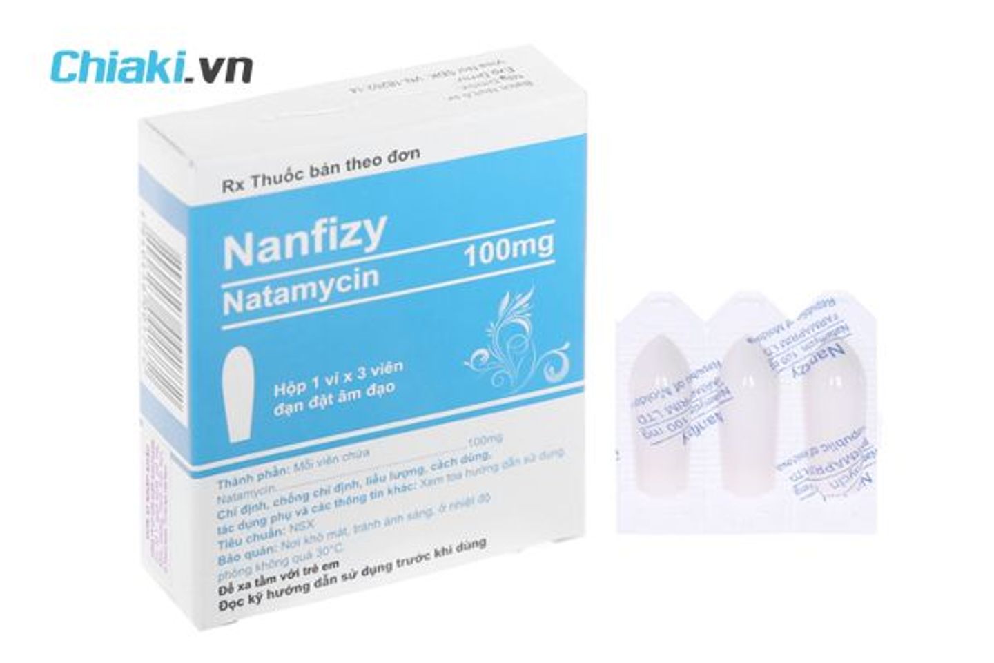 Vi&ecirc;n đặt Nanfizy 100mg
