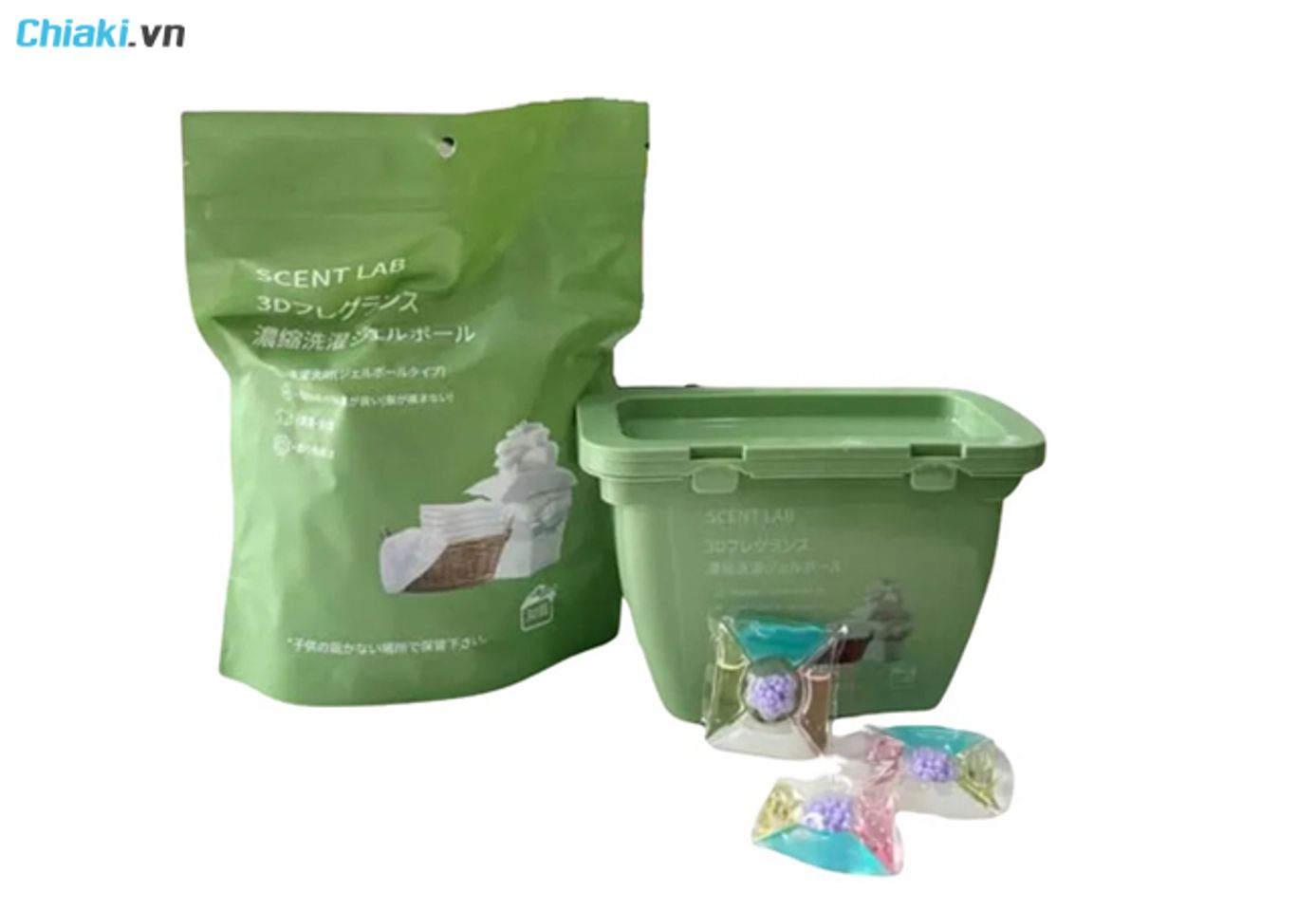 Vi&ecirc;n giặt quần &aacute;o Nhật Bản Scent Lab 5 trong 1