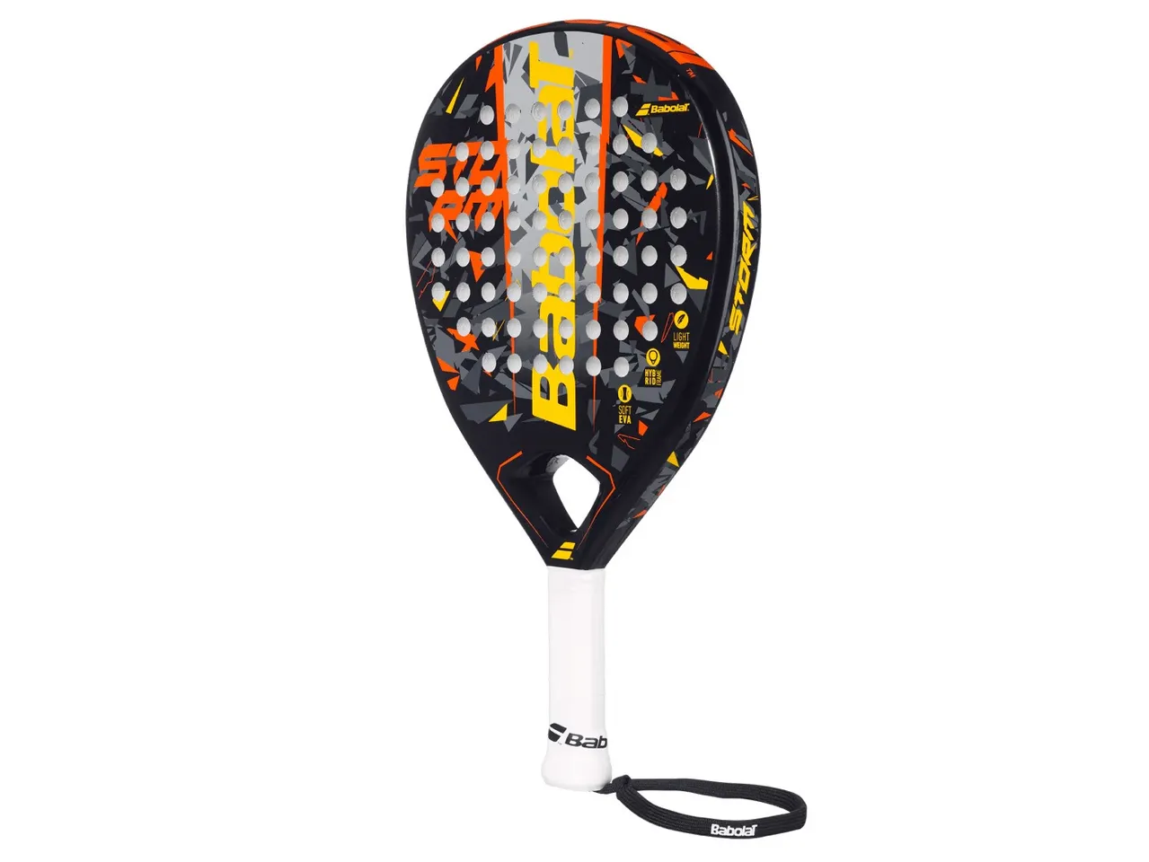 Storm Padel Racket Babolat Storm Padel Racquet - Unisex Black Paddle ...