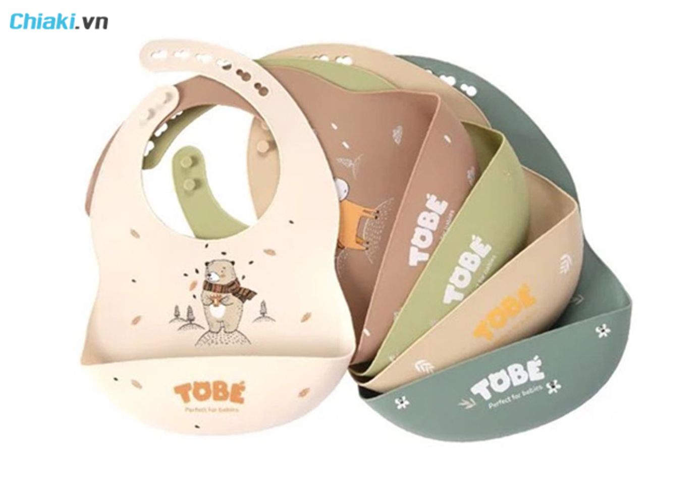 Yếm ăn dặm eco silicone ToB&eacute;