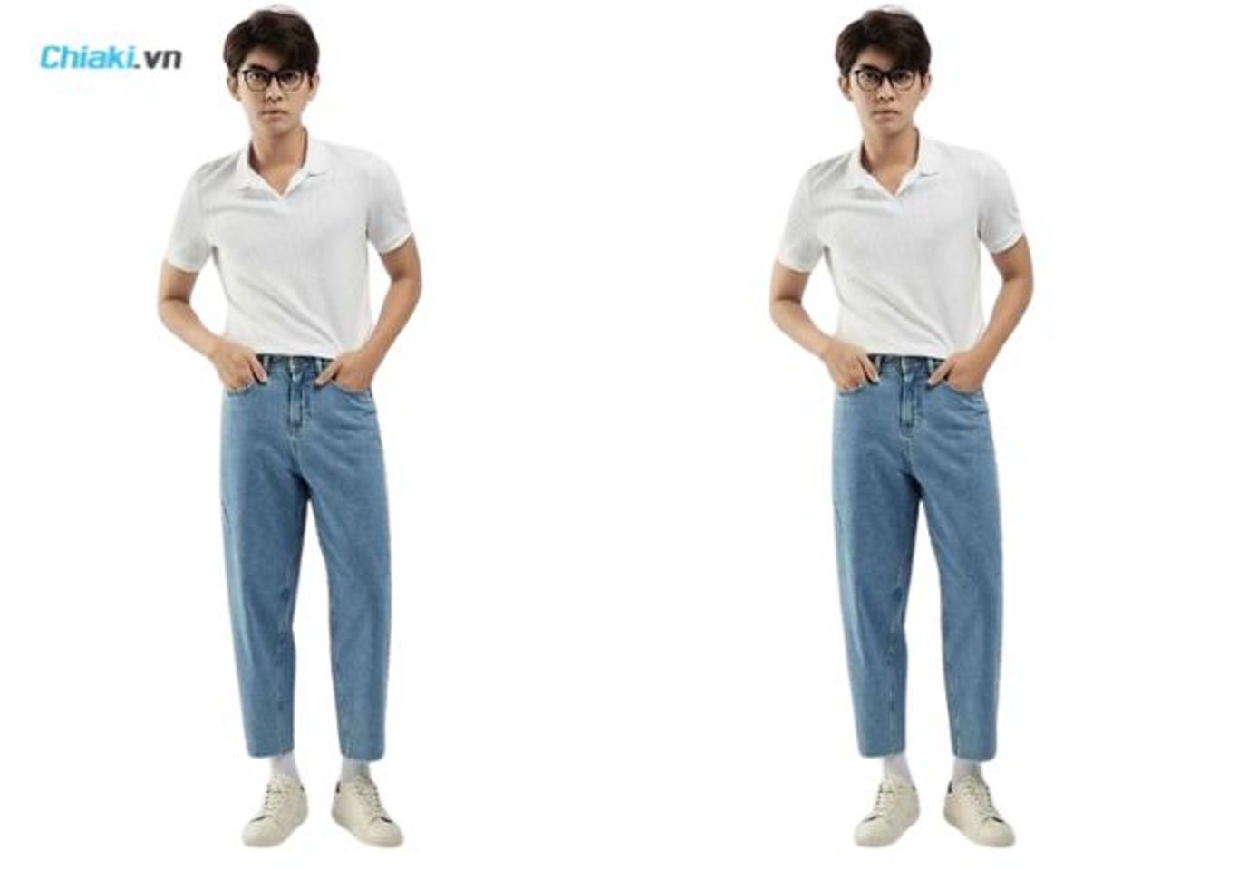 &Aacute;o Polo nam mặc c&ugrave;ng quần Baggy năng động