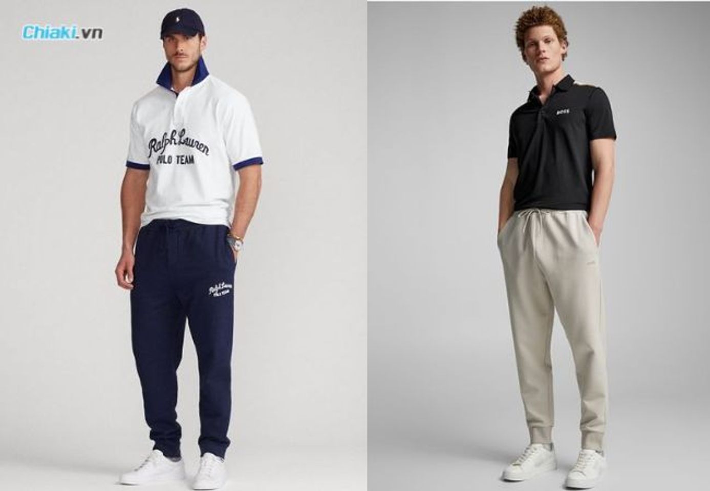 &Aacute;o Polo nam mix match c&ugrave;ng quần Jogger thoải m&aacute;i