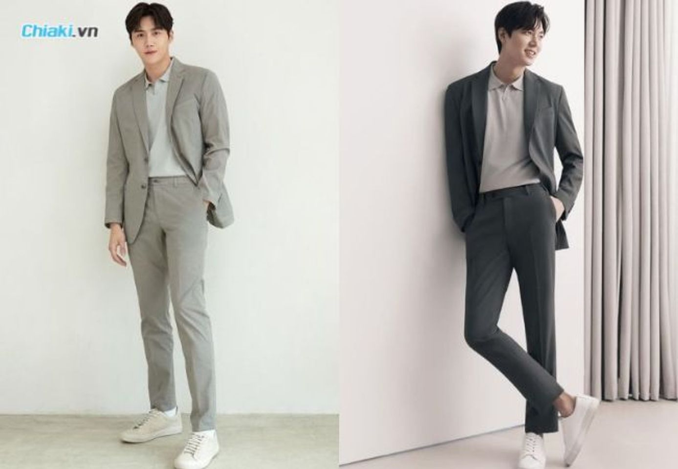 &Aacute;o Polo nam phối suit lịch l&atilde;m