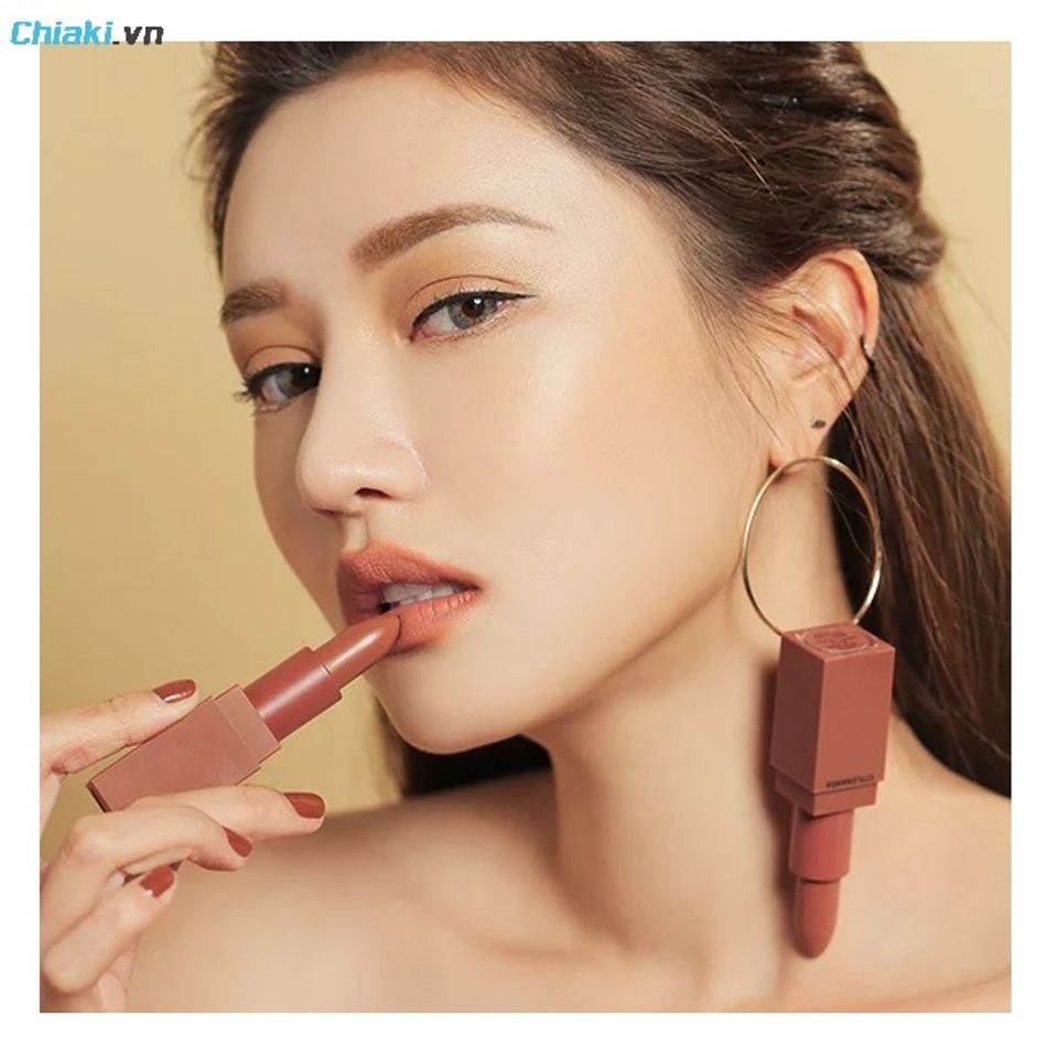 Son 3CE Mood Recipe Matte Lip Color l&agrave; son l&igrave; dễ t&aacute;n