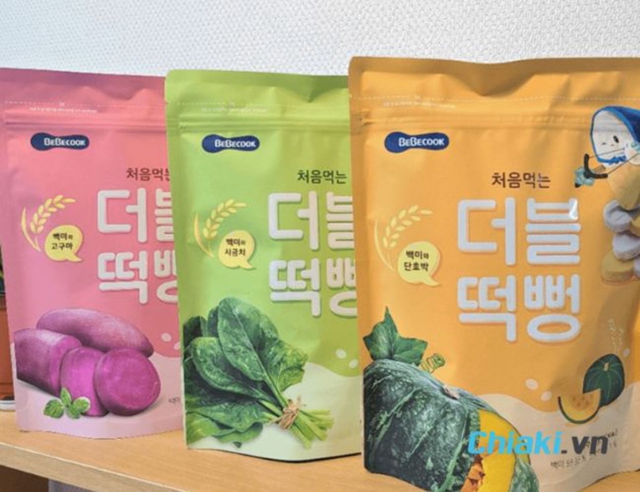 B&aacute;nh gạo ăn dặm H&agrave;n Quốc Bebecook