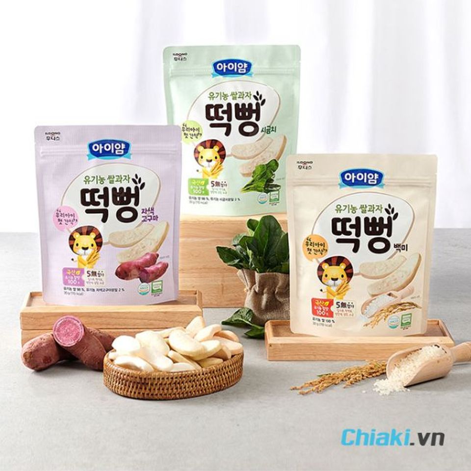 B&aacute;nh gạo ăn dặm H&agrave;n Quốc Ildong