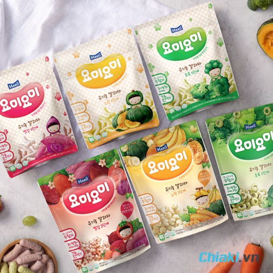 B&aacute;nh gạo ăn dặm H&agrave;n Quốc Maeil Yummy Yummy&nbsp;