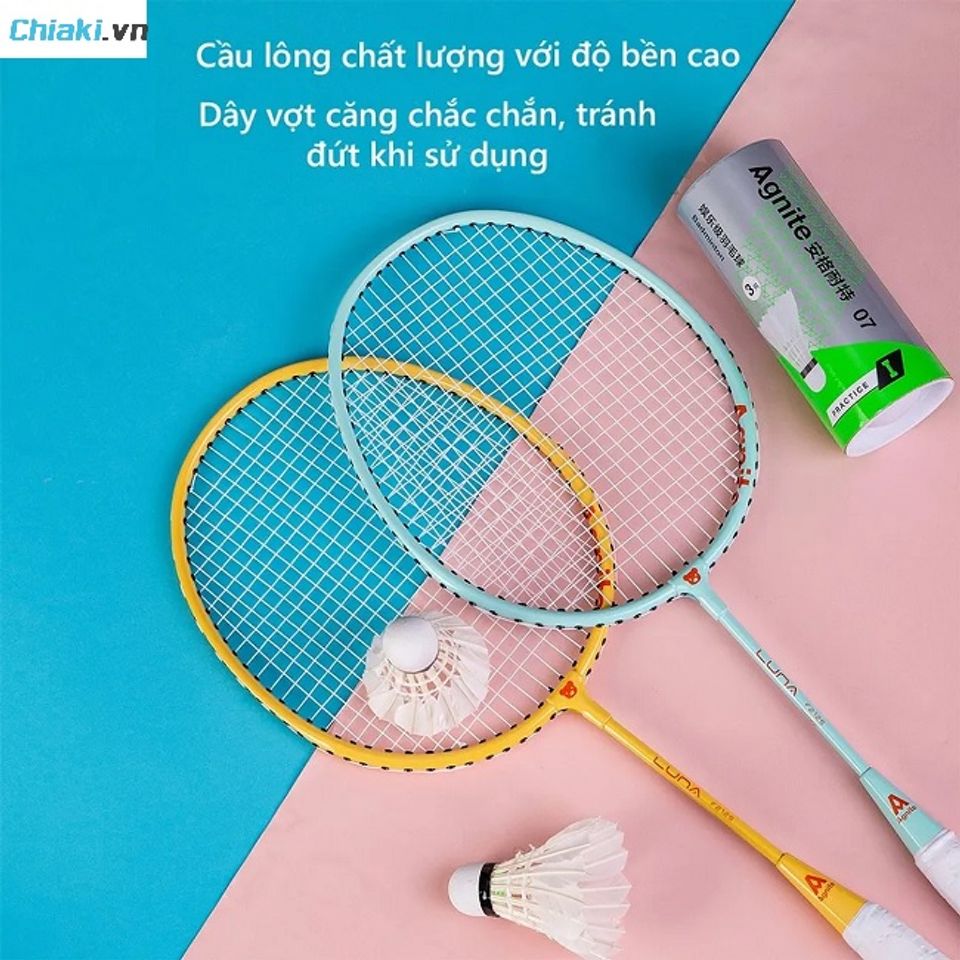 Bộ 2 vợt cầu l&ocirc;ng trẻ em Agnite F2125 th&iacute;ch hợp cho trẻ em đ&atilde; biết chơi