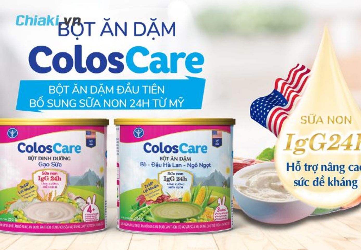 Bột ăn dặm ColosCare