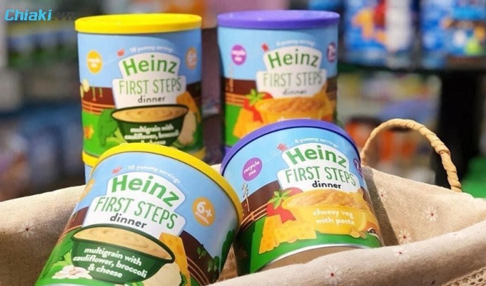 Bột ăn dặm Heinz cho b&eacute; từ 7 th&aacute;ng tuổi trở l&ecirc;n bổ sung nhiều th&agrave;nh phần dinh dưỡng cao