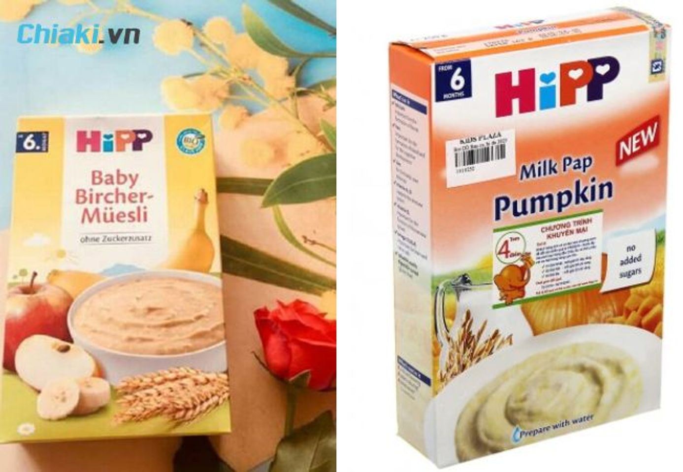 Bột ăn dặm Hipp 6 th&aacute;ng
