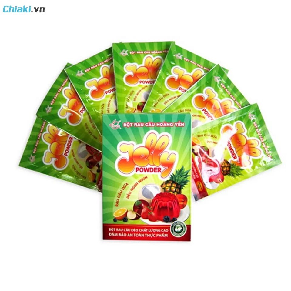 Bột rau c&acirc;u dẻo Jelly Ho&agrave;ng Yến ăn ngon, l&agrave;nh t&iacute;nh