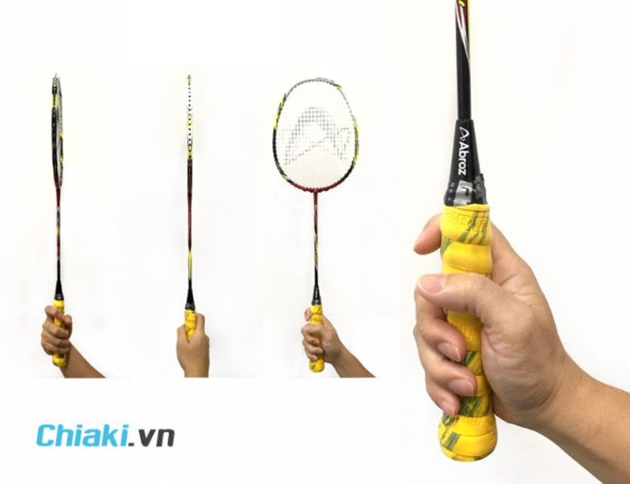 c&aacute;ch cầm vợt cầu l&ocirc;ng thuận tay