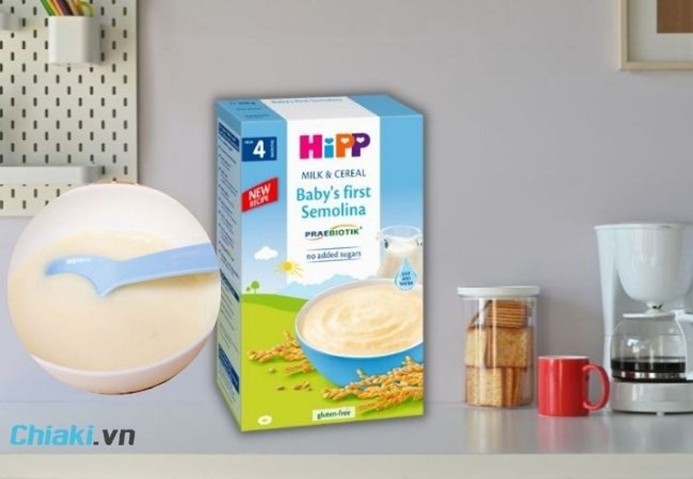 C&aacute;ch pha bột HiPP cho b&eacute; 5 th&aacute;ng với nước