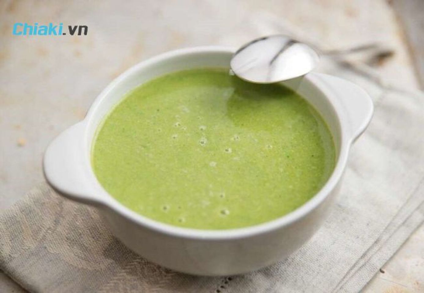 Ch&aacute;o rau cải v&agrave; đậu hũ