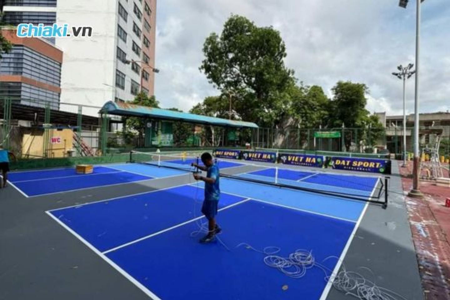 Cụm s&acirc;n Pickleball Hải Ph&ograve;ng 215 Lạch Tray