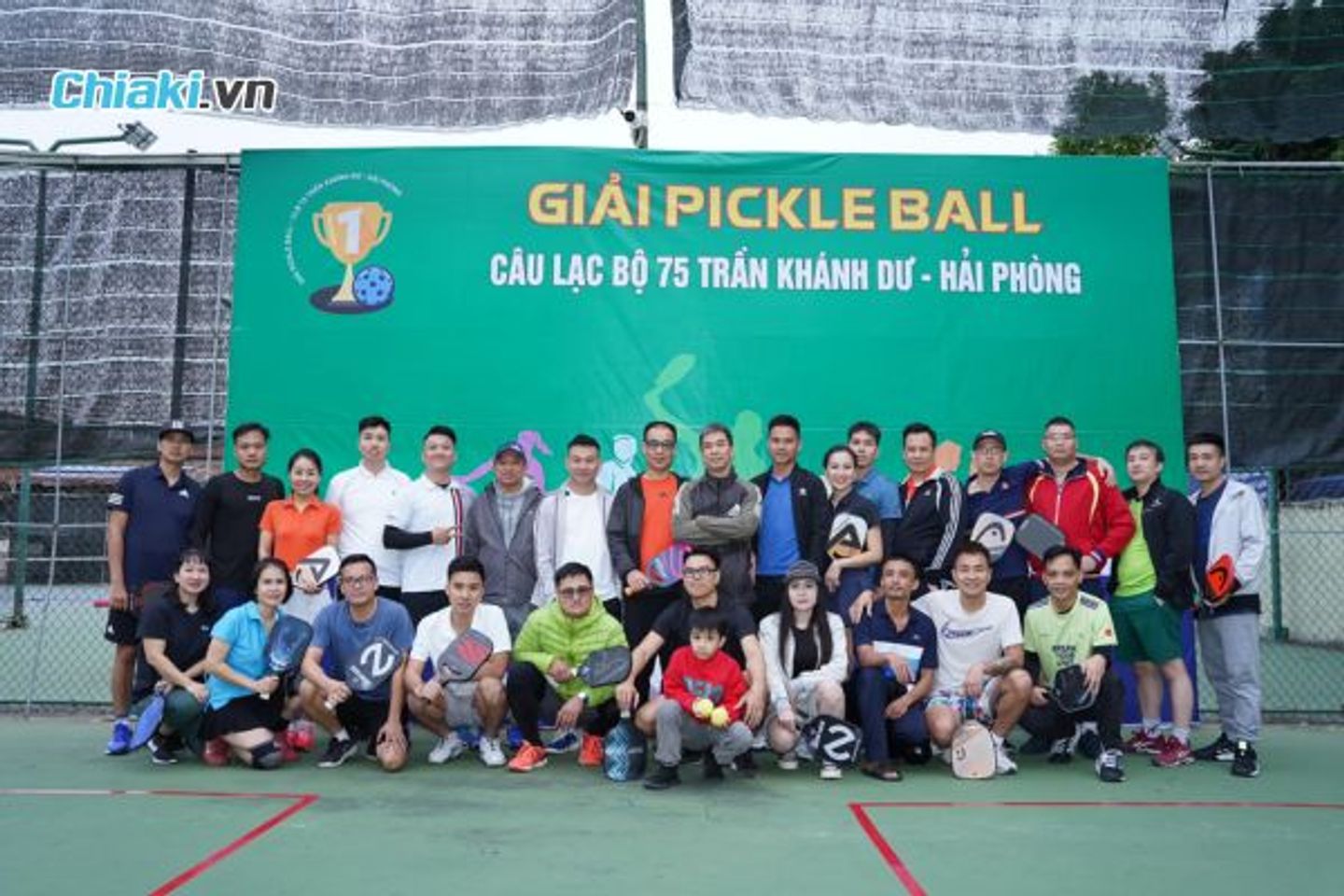 Giải Pickleball CLB Hải Ph&ograve;ng 75 Trần Kh&aacute;nh Dư