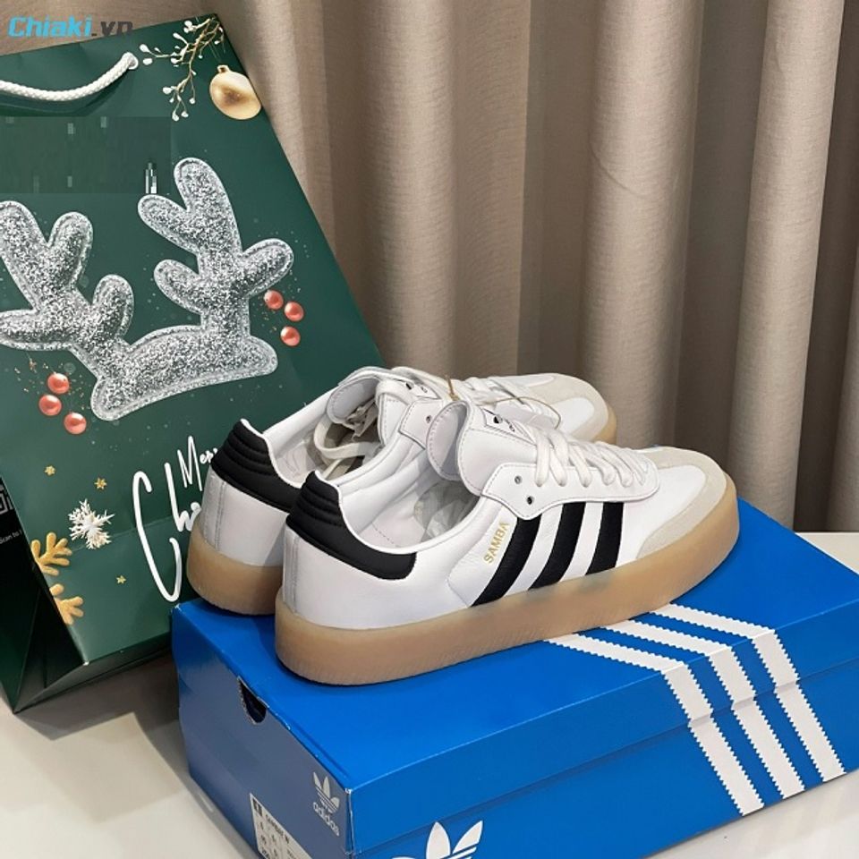 Gi&agrave;y Adidas Originals Samba phối m&agrave;u thời trang